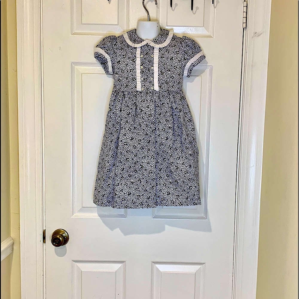 New Beautiful Girl Dress, 100% Cotton, size : 0,3,4,5. With lining.